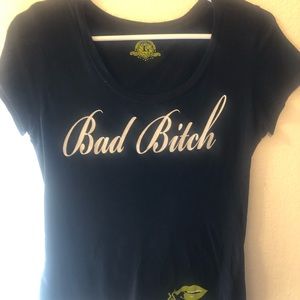 Black “Bad Bitch” shirt